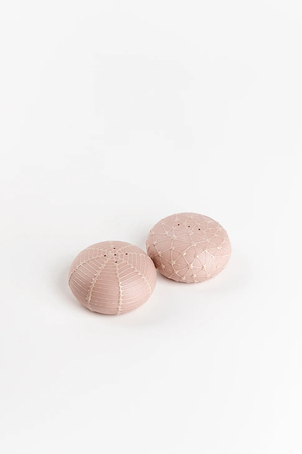 סט מלח פלפל חלוקי נחל- ורוד פודרה