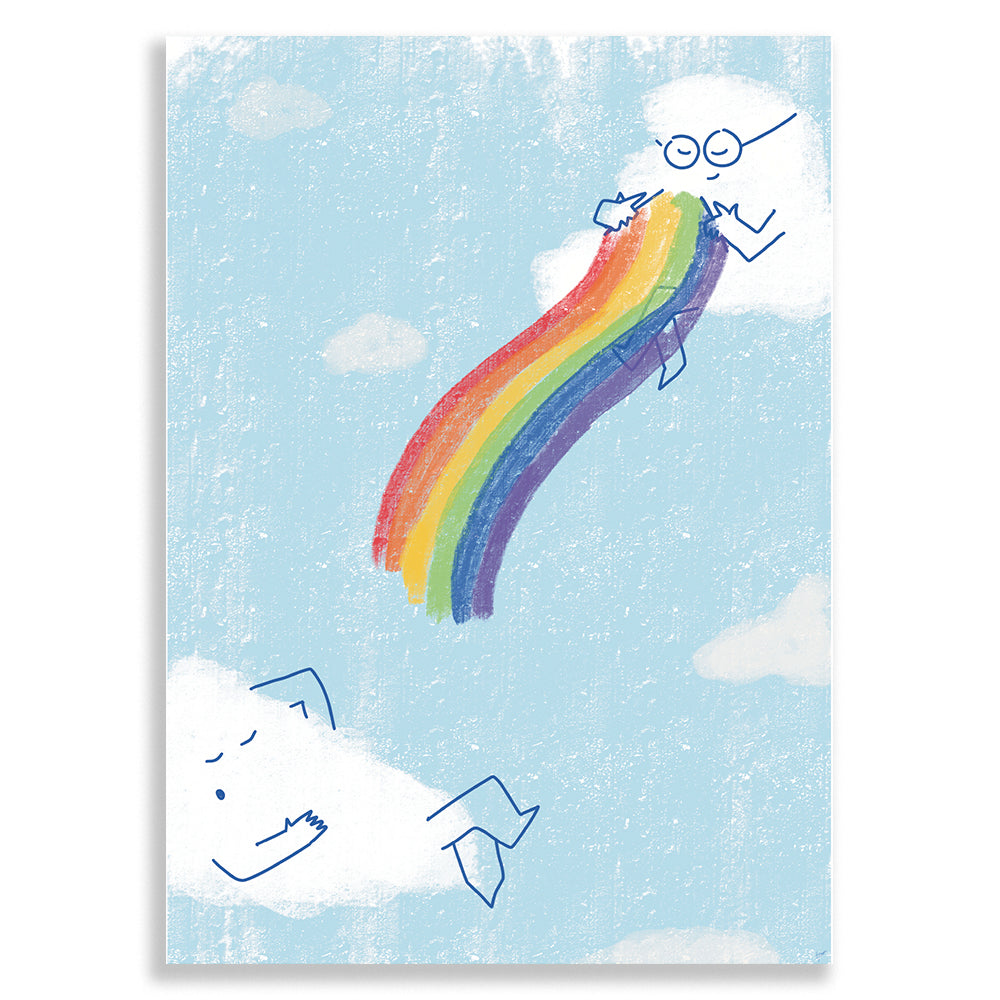 2.0 Cloudy with a Chance of Rainbows – תום פלטוניאק | מתוך פרויקט 'כרזות של תקווה'