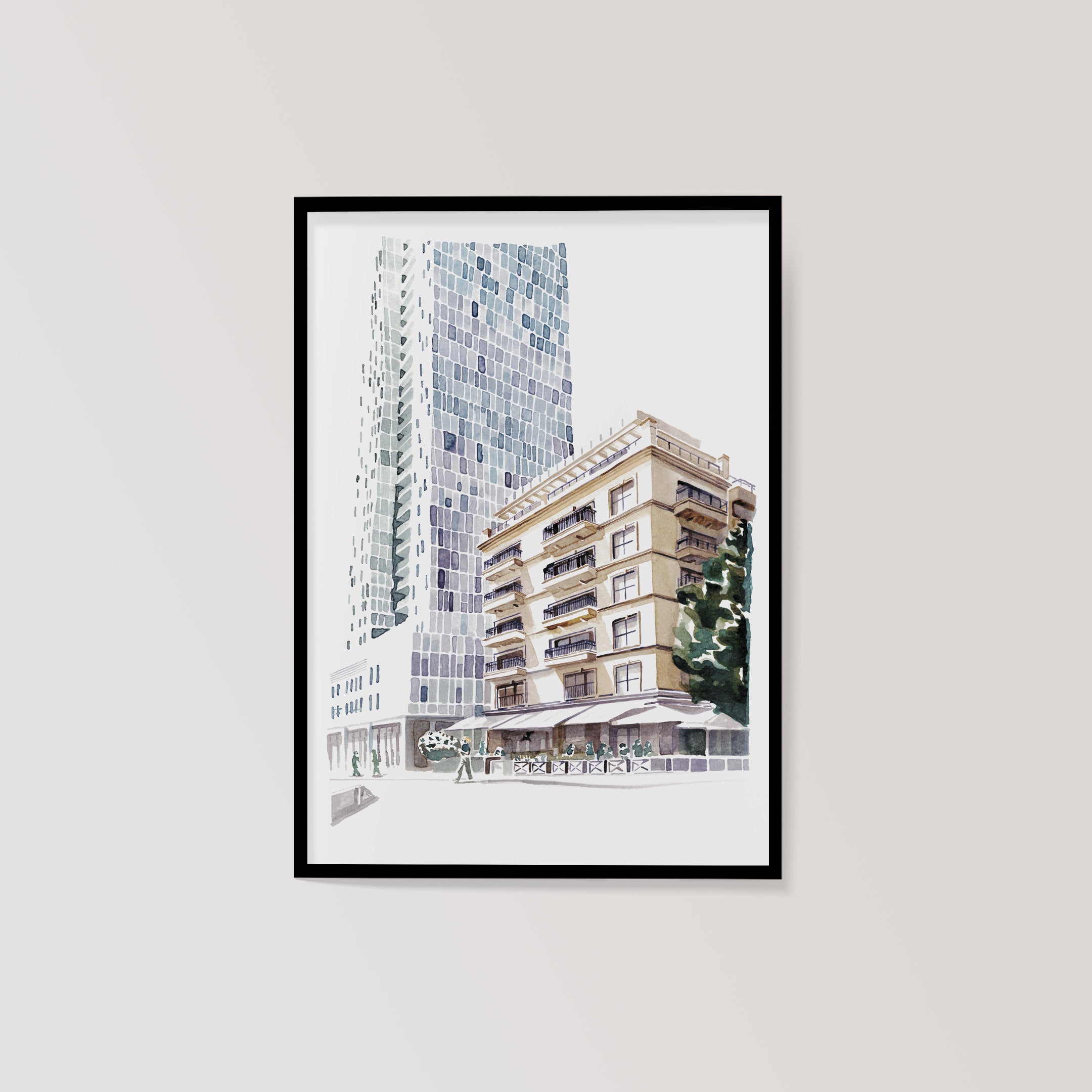 דיזנגוף/ארלוזורוב - הדפס A4