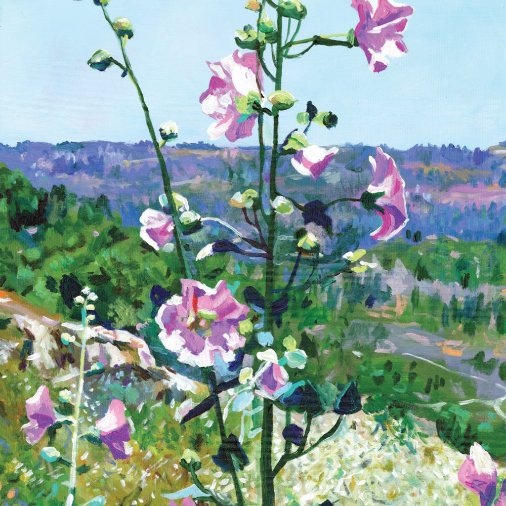 פרח בר ורוד | הדפס דיגיטלי