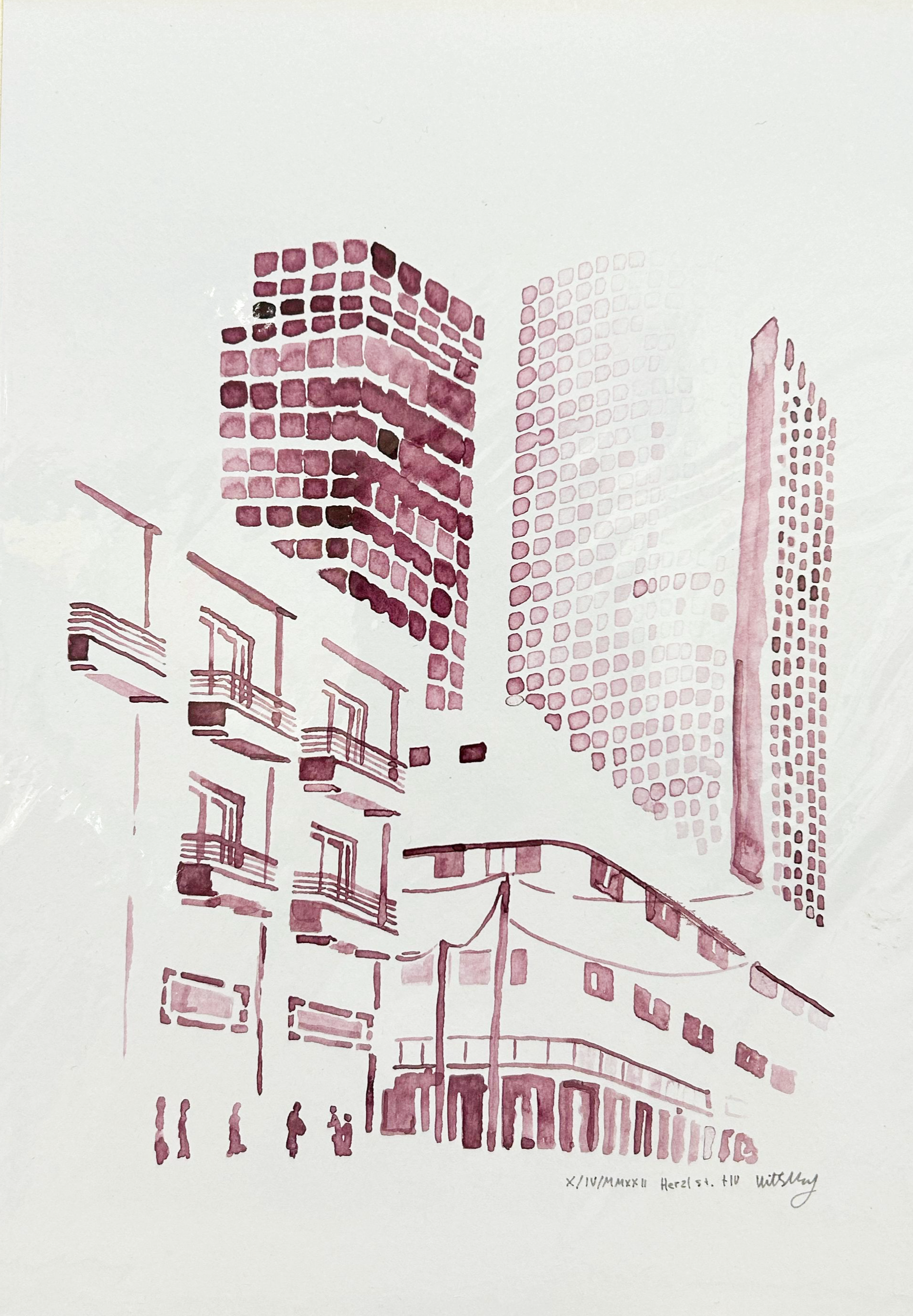 הרצל - הדפס A4