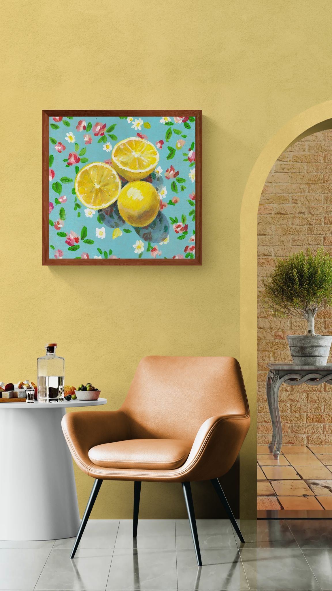 לימונים | הדפס מתנה מיוחדת | עיצוב ישראלי | Asufa