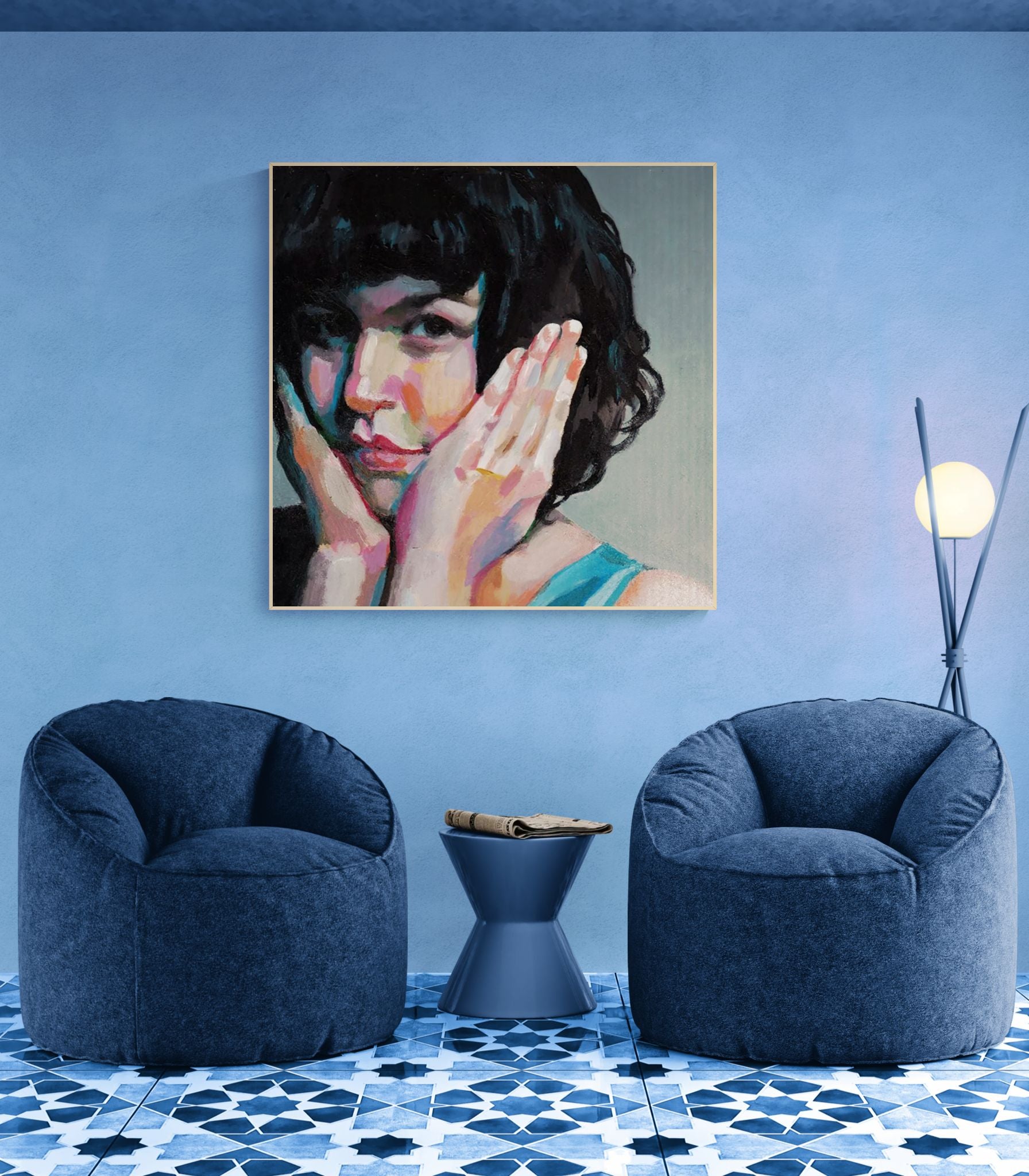 ג'ני חושבת | הדפס אמנות | עיצוב ישראלי | Asufa