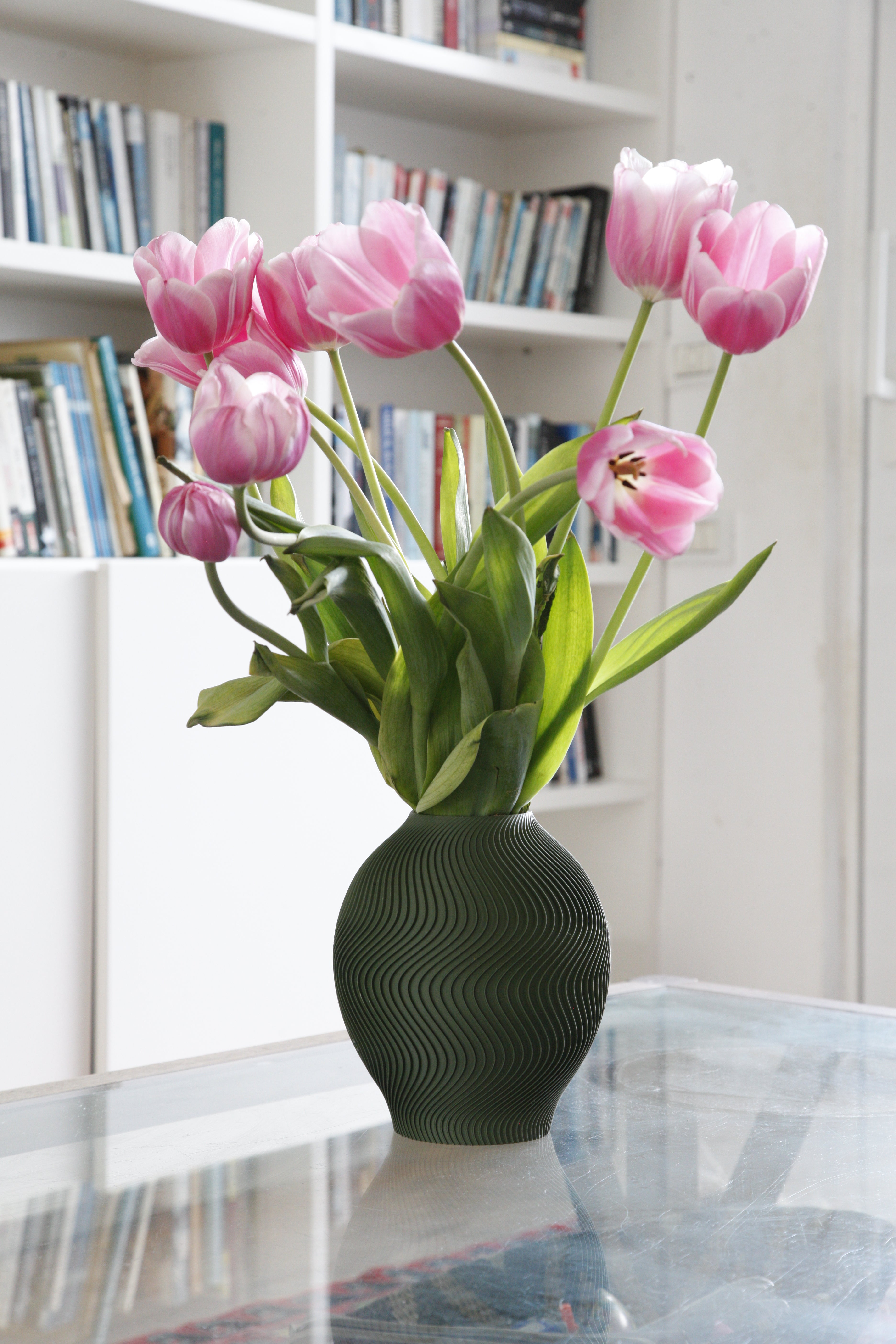 אגרטל מודפס בתלת מימד - פוטו