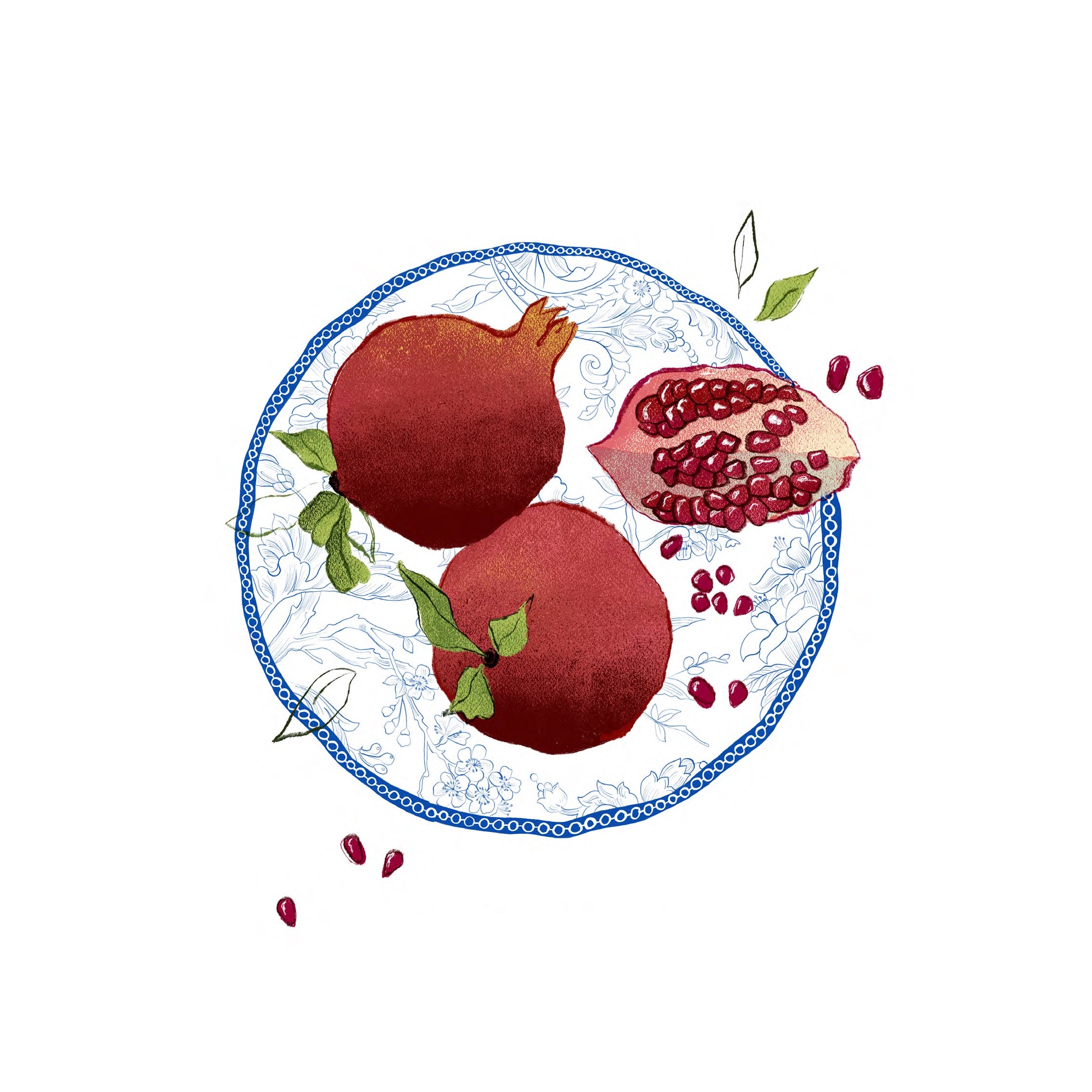 הדפס רימונים