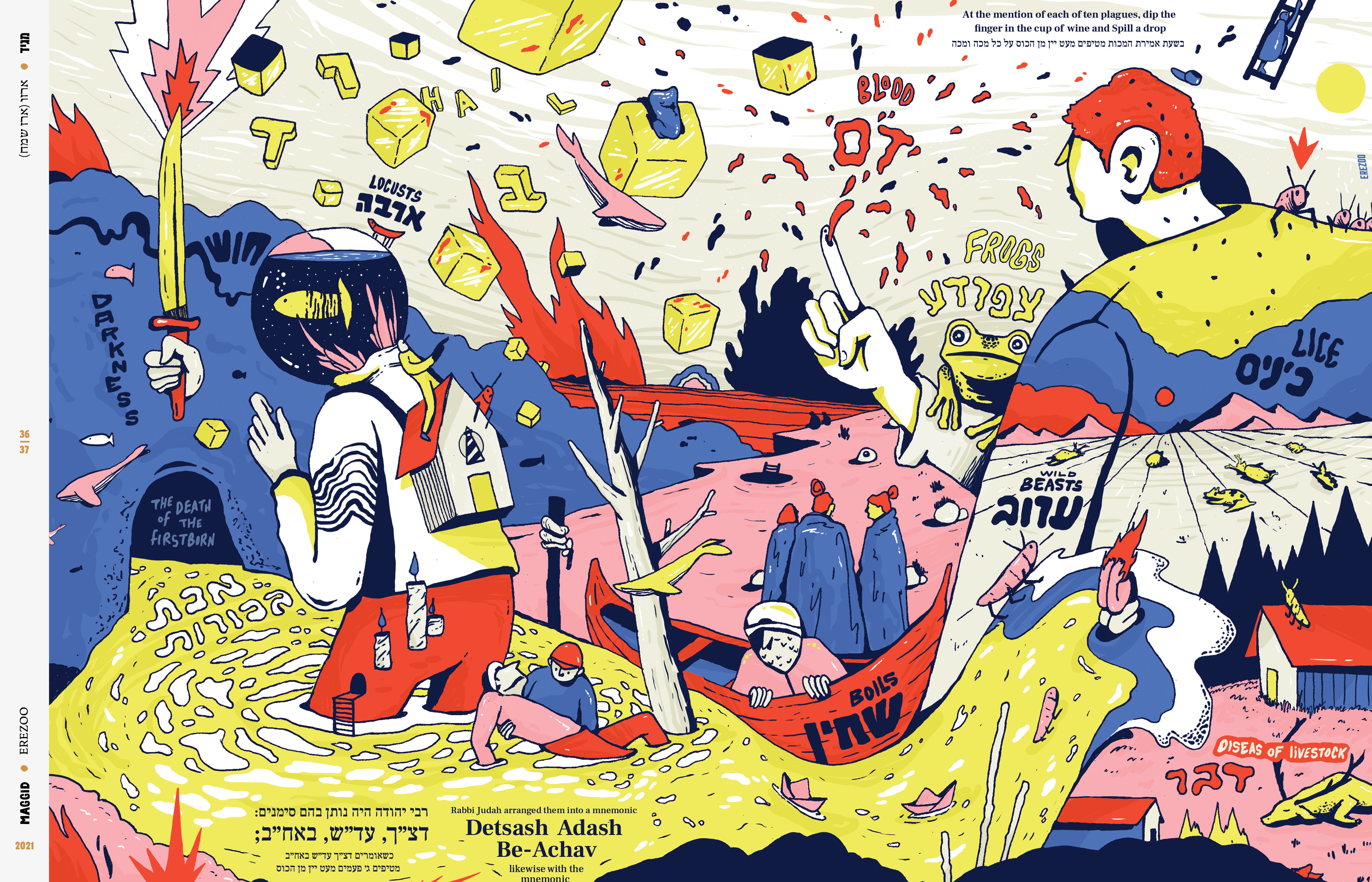 הגדה של פסח | מהדורה דו לשונית | עברית ואנגלית