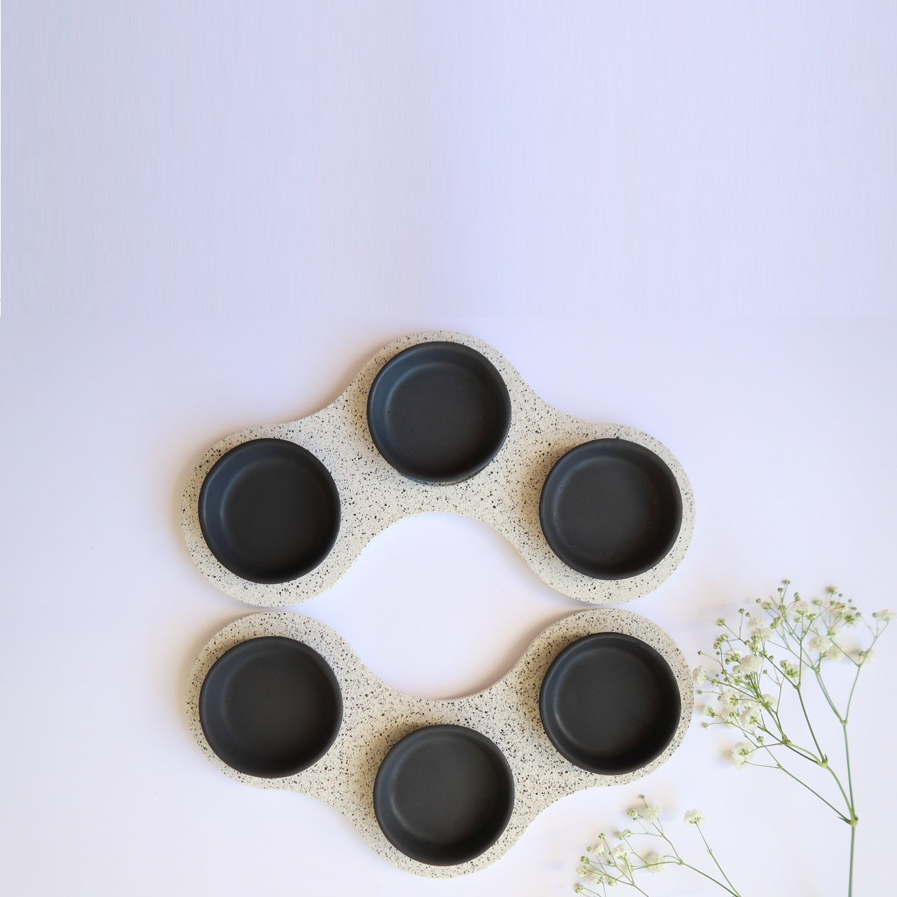 צלחת פסח (שחור לבן)