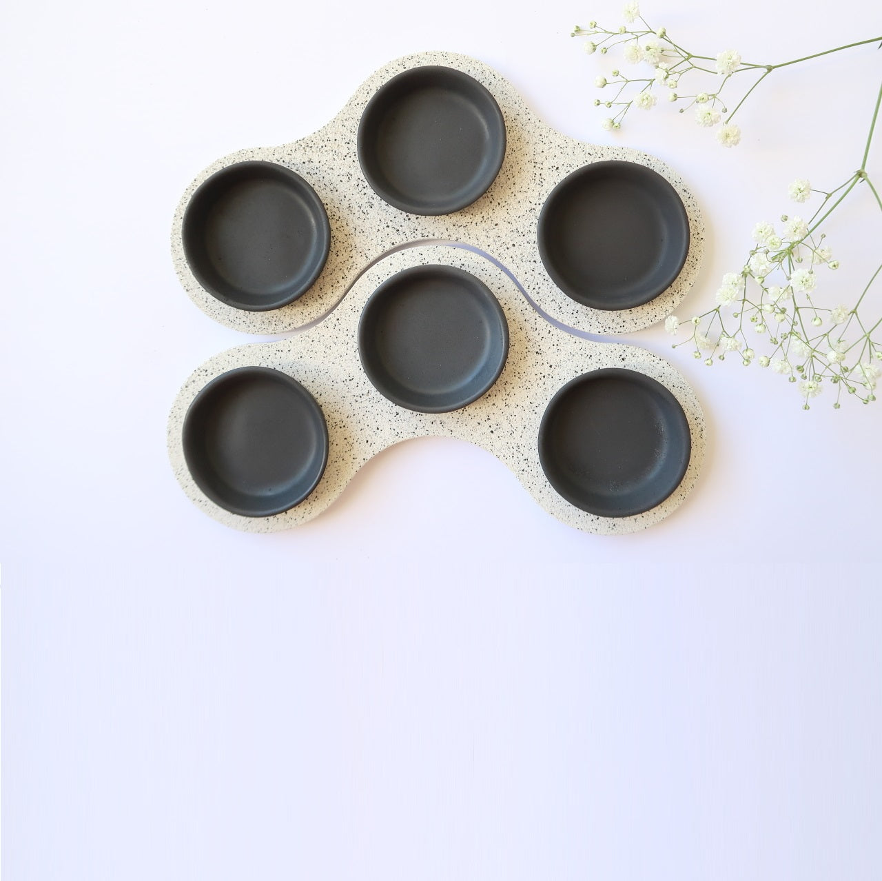 צלחת פסח (שחור לבן)