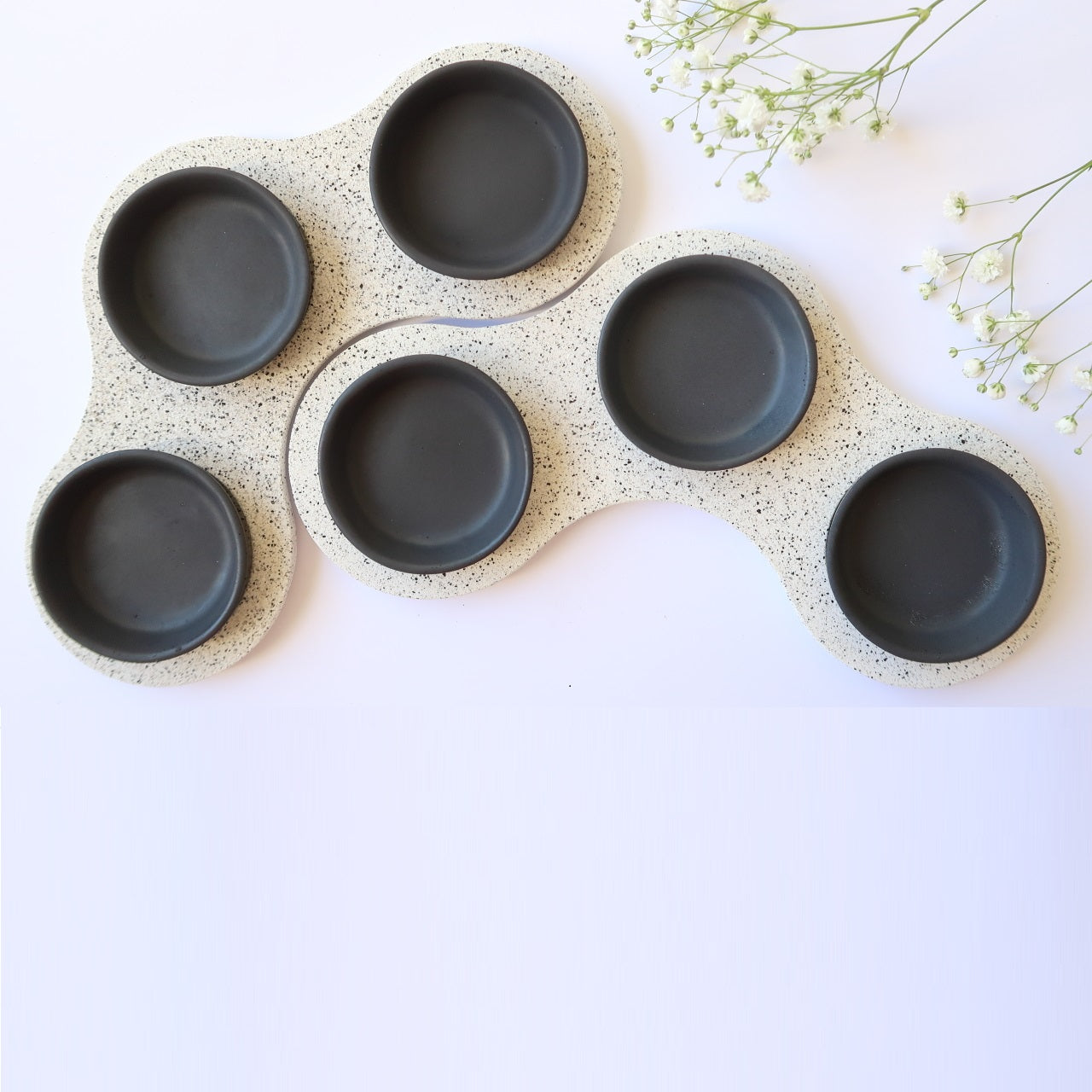 צלחת פסח (שחור לבן)