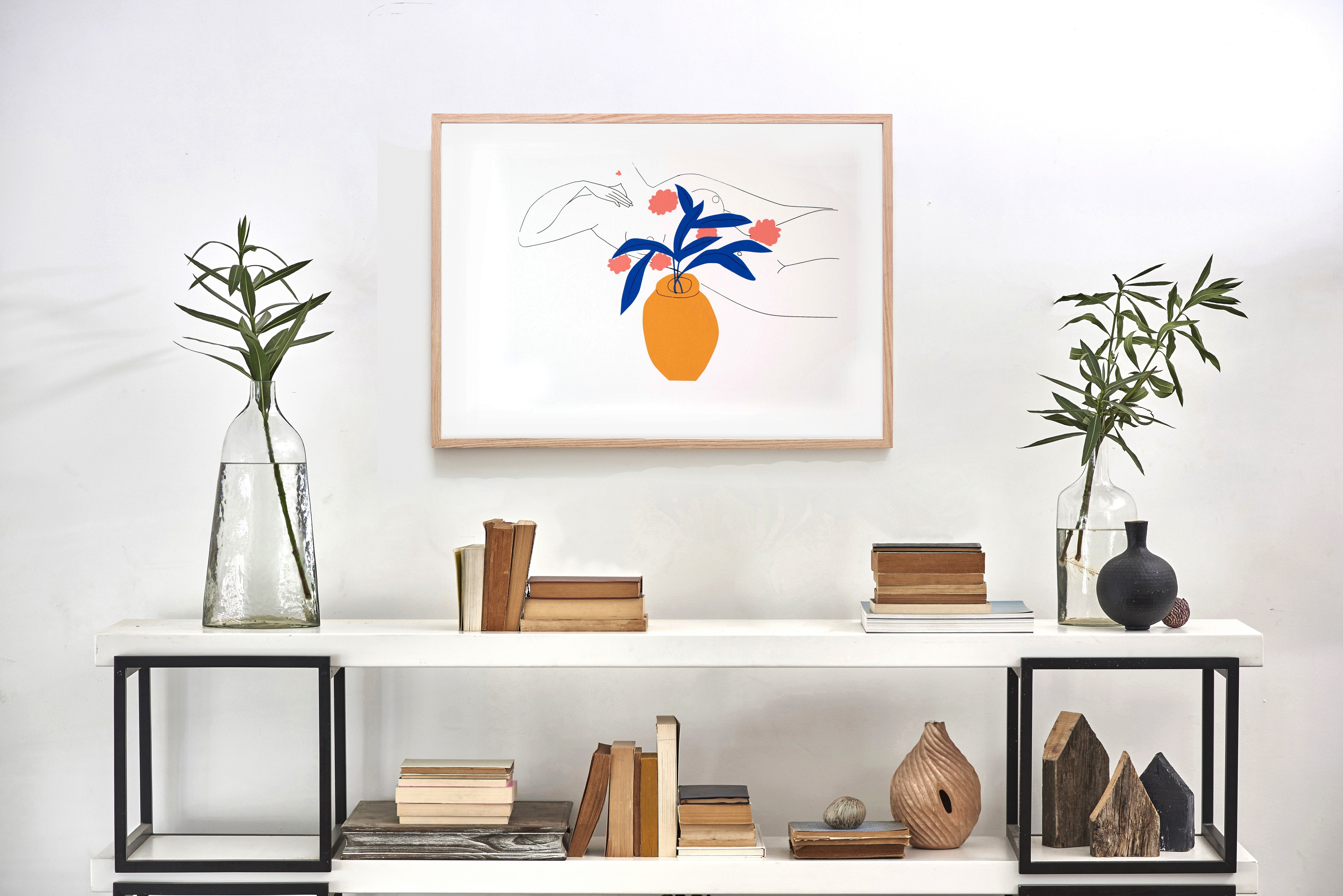 הדפס רשת - אישה וכד | נועם צוקר