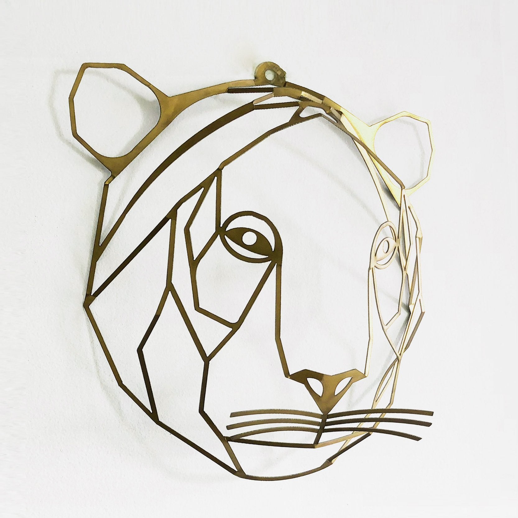 ראש נמר דקורטיבי לתליה על הקיר - שייפ מיקסר