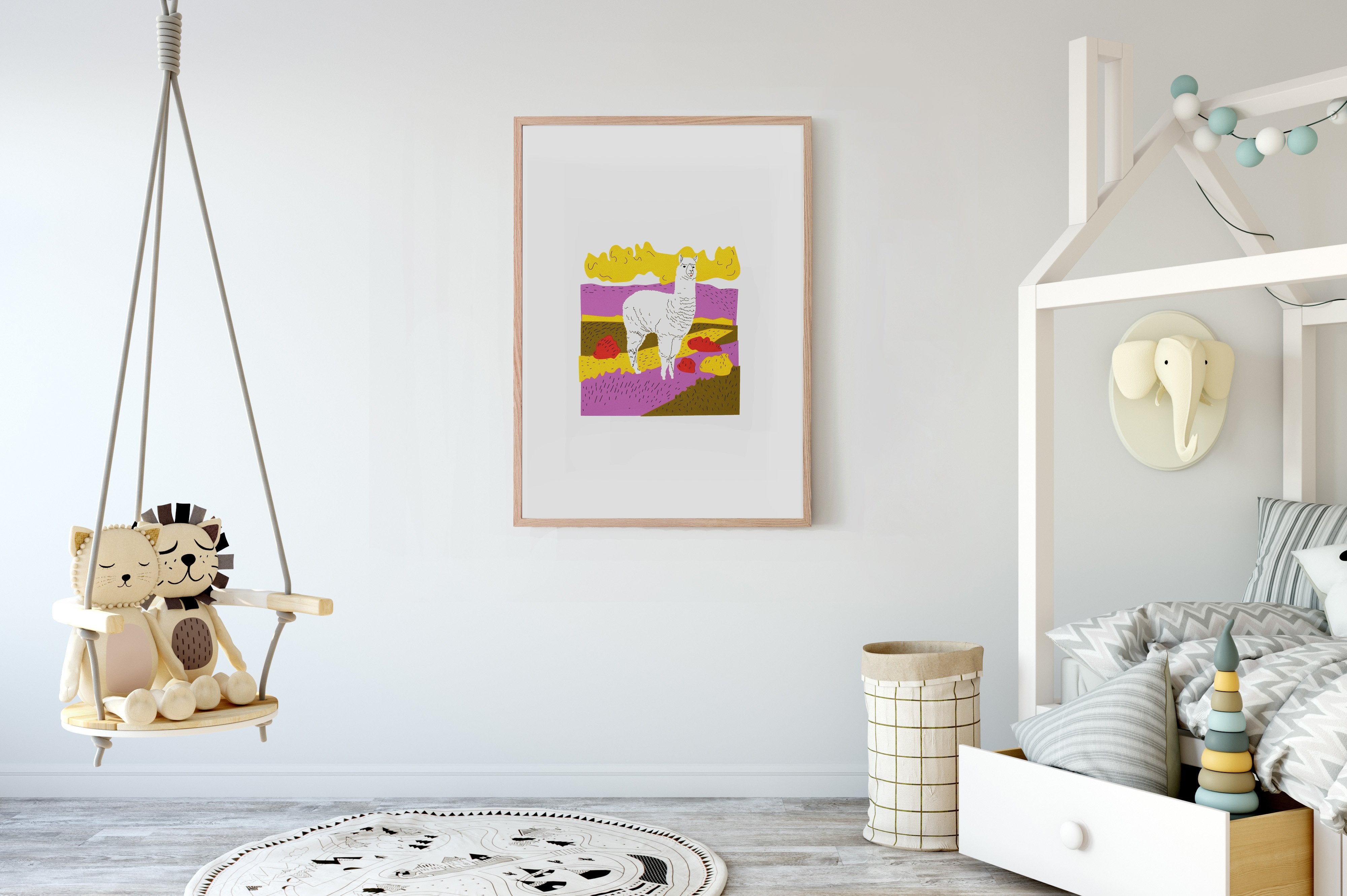 הדפס רשת - לאמה | נועם צוקר