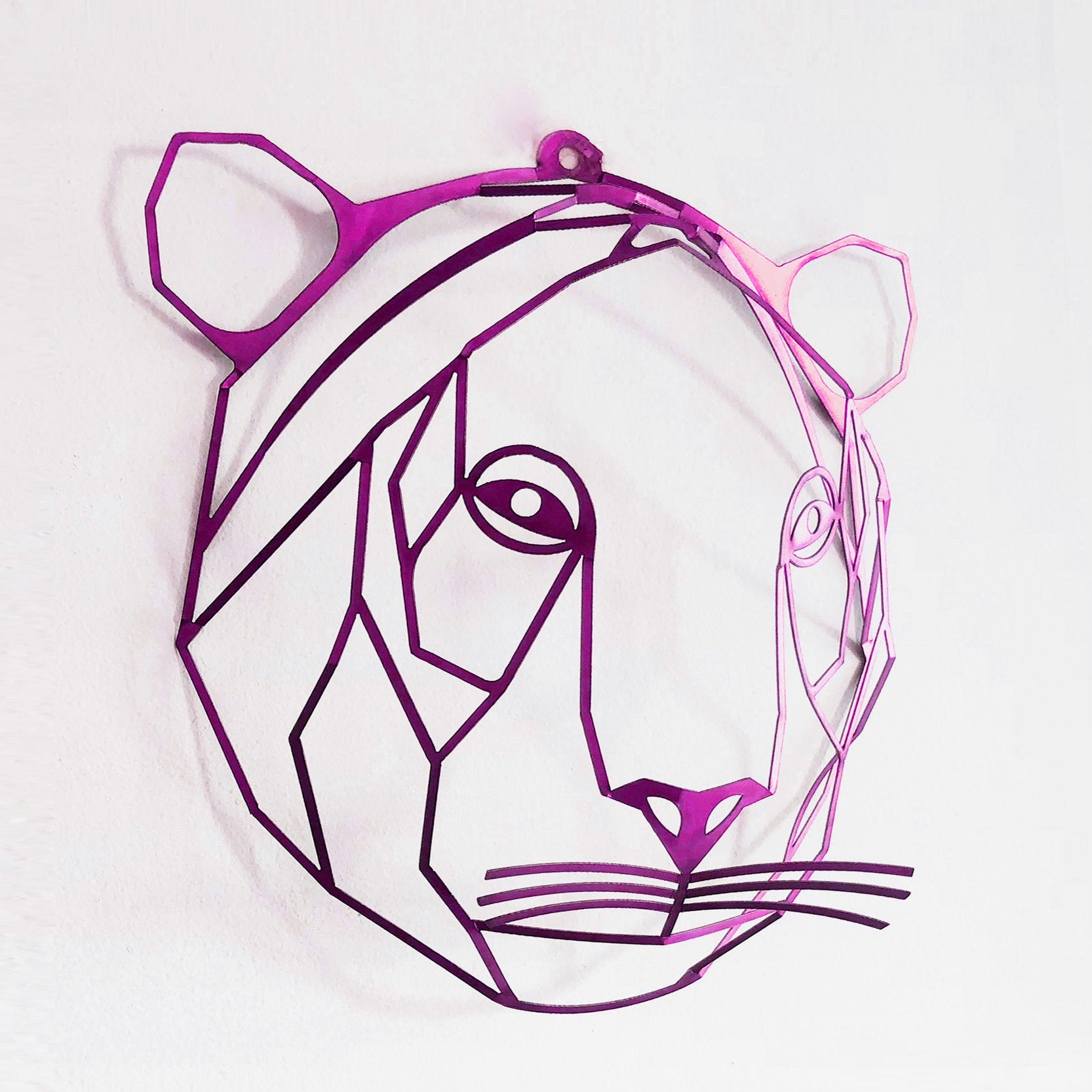 ראש נמר דקורטיבי לתליה על הקיר - שייפ מיקסר