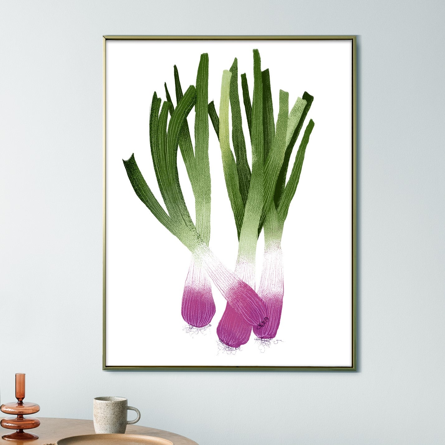 הדפס בצל ירוק