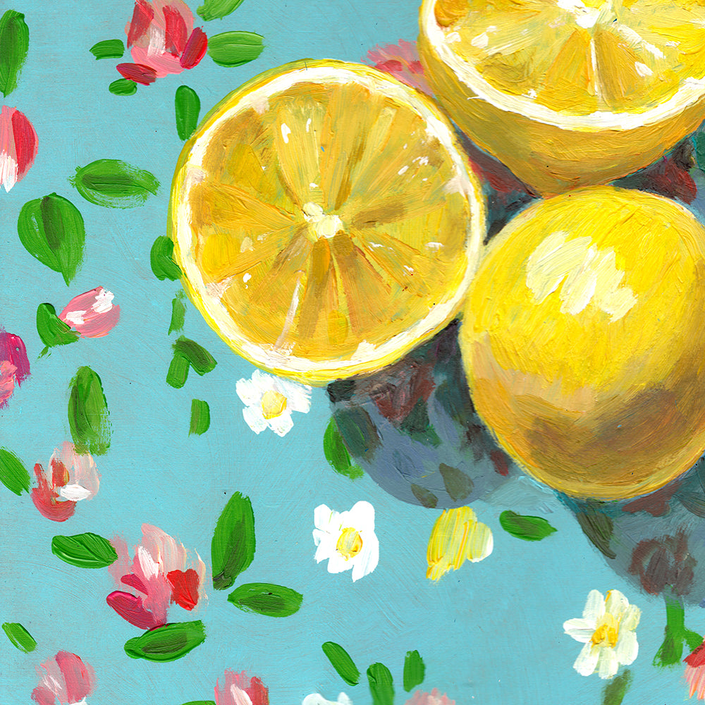 לימונים | הדפס לעיצוב הבית | עיצוב ישראלי | Asufa