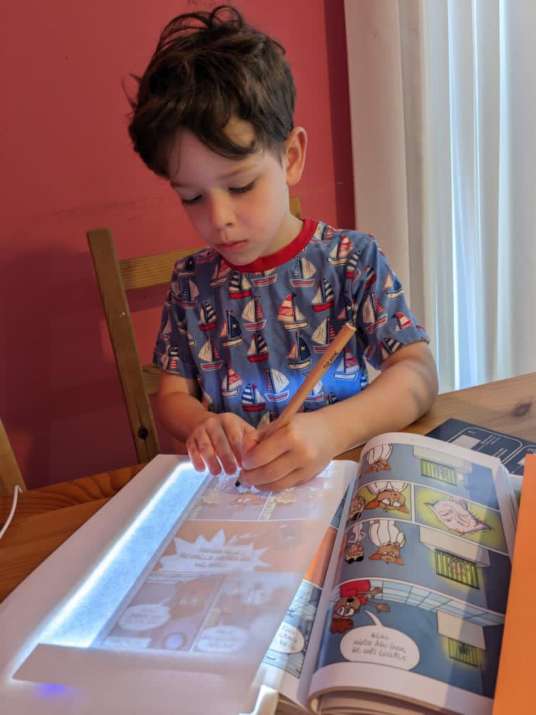 לוח אור לציור