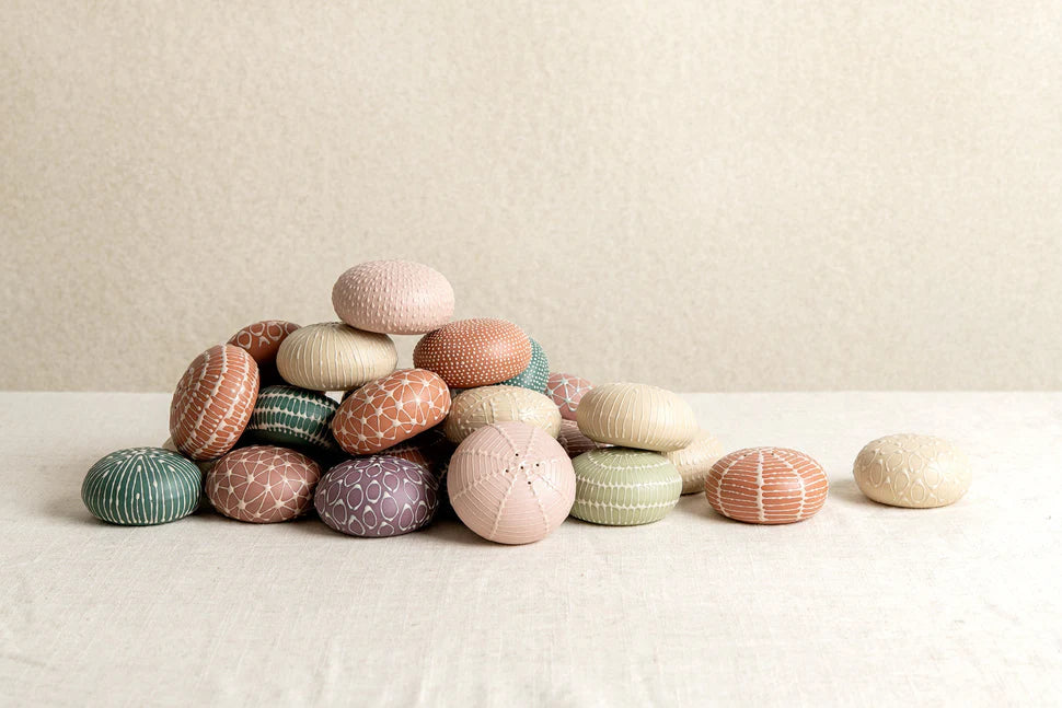 סט מלח פלפל חלוקי נחל- חמרה