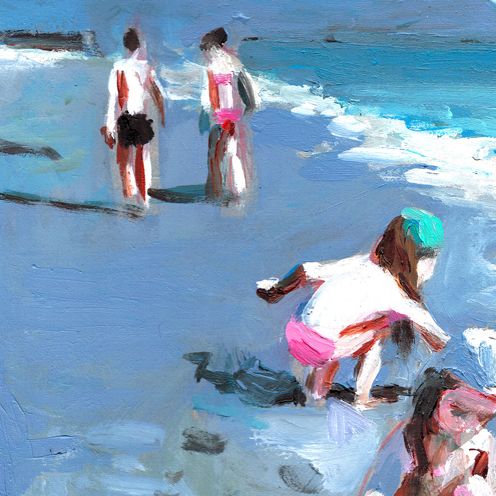 ילדים בחוף | הדפס לבית | עיצוב ישראלי | Asufa