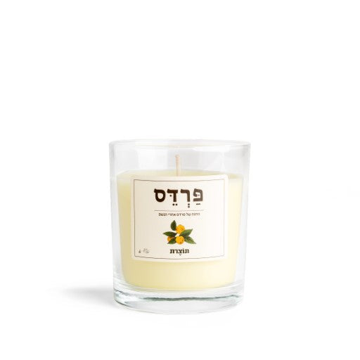 נר ריחני בצנצנת זכוכית | 160 מ"ל | תוצרת