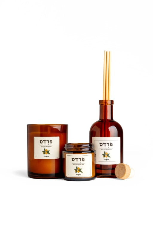 נר ריחני בצנצנת זכוכית | 160 מ"ל | תוצרת