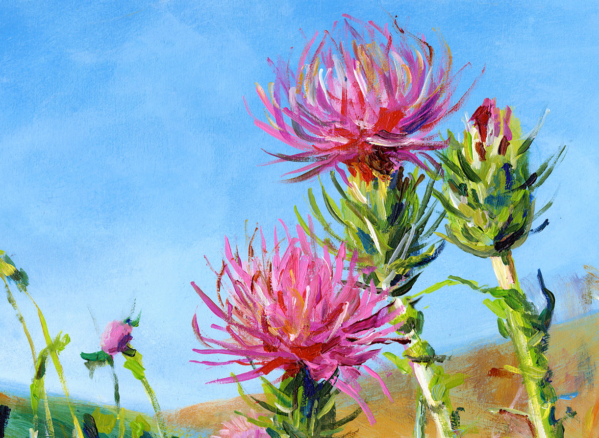 קוצים ורודים | הדפס דיגיטלי