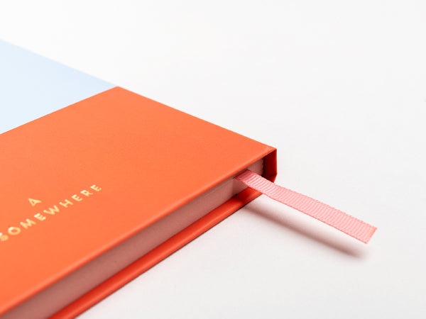 מחברת כריכה קשה – כחול קרח