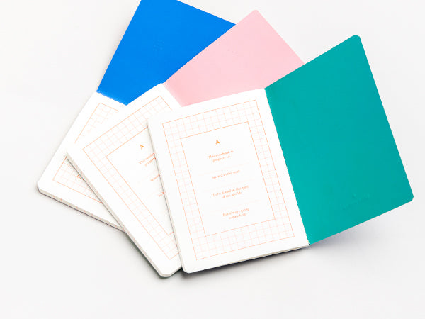 סט 3 מחברות כיס