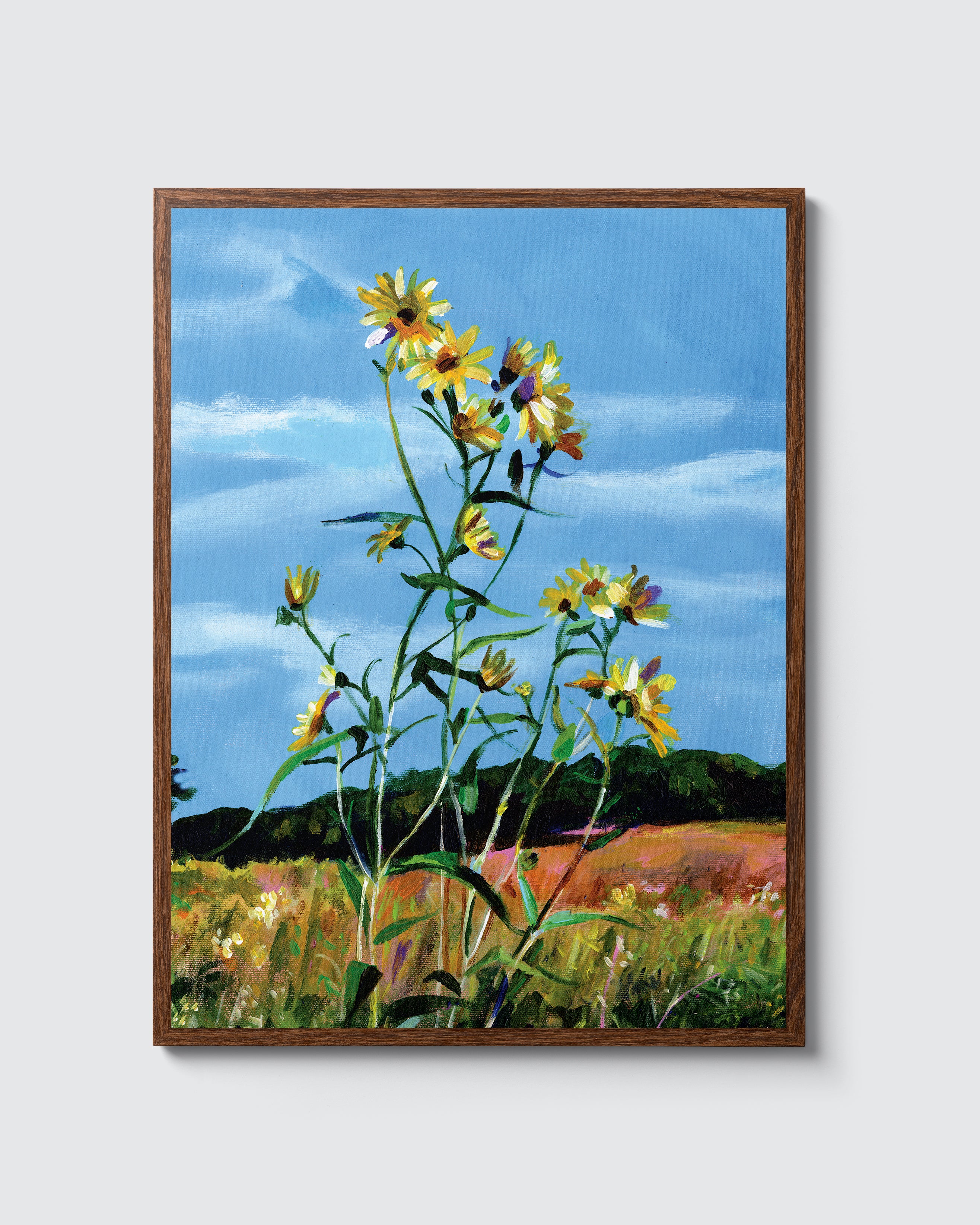 פרחים צהובים | הדפס דיגיטלי