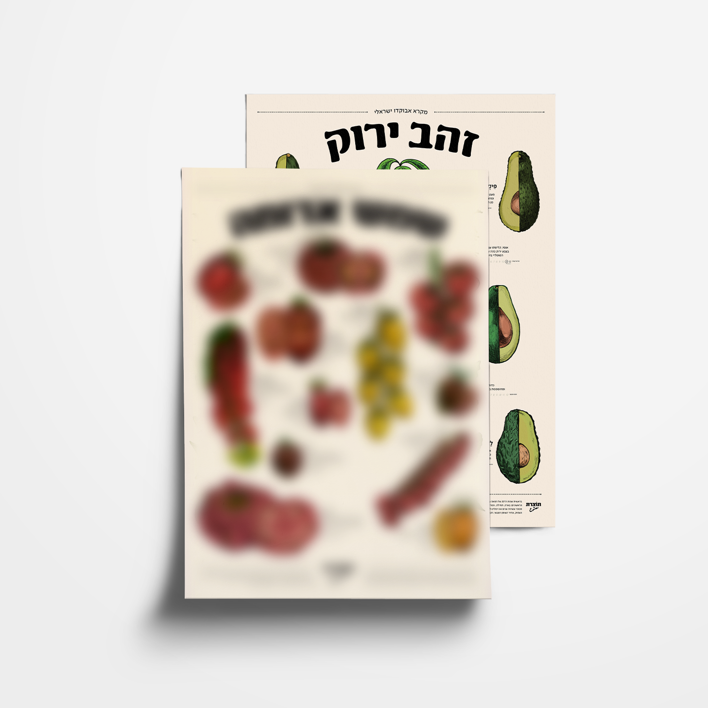 פוסטר מקרא עגבניות של תוצרת - עכשיו בהזמנה מוקדמת