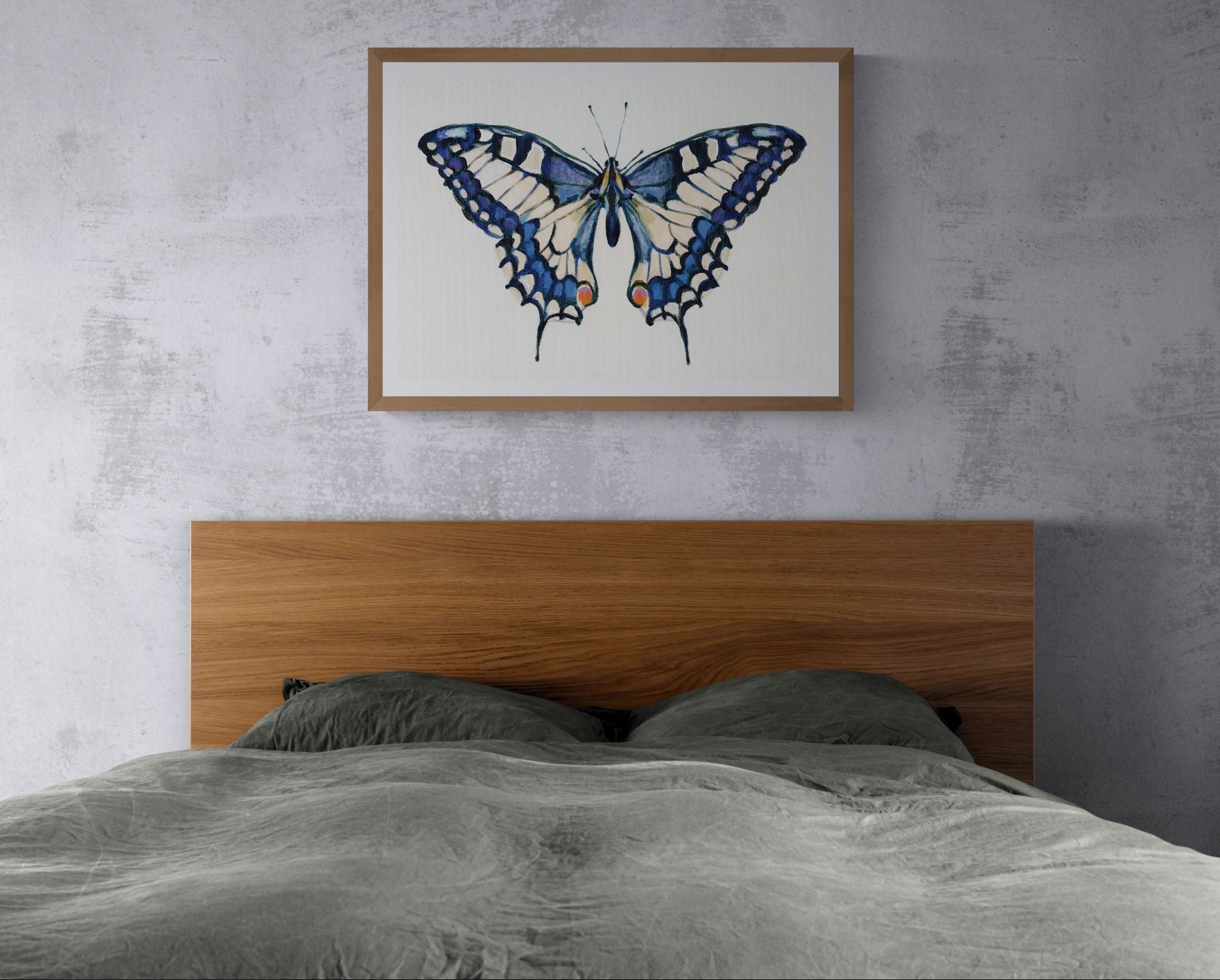 פרפר כחול | הדפס דיגיטלי
