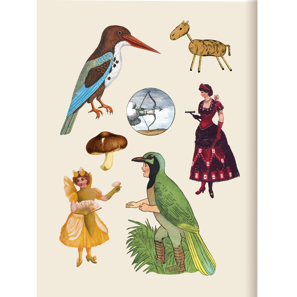 ספר מדבקות - The Antiquarian Sticker Book: Bibliophilia