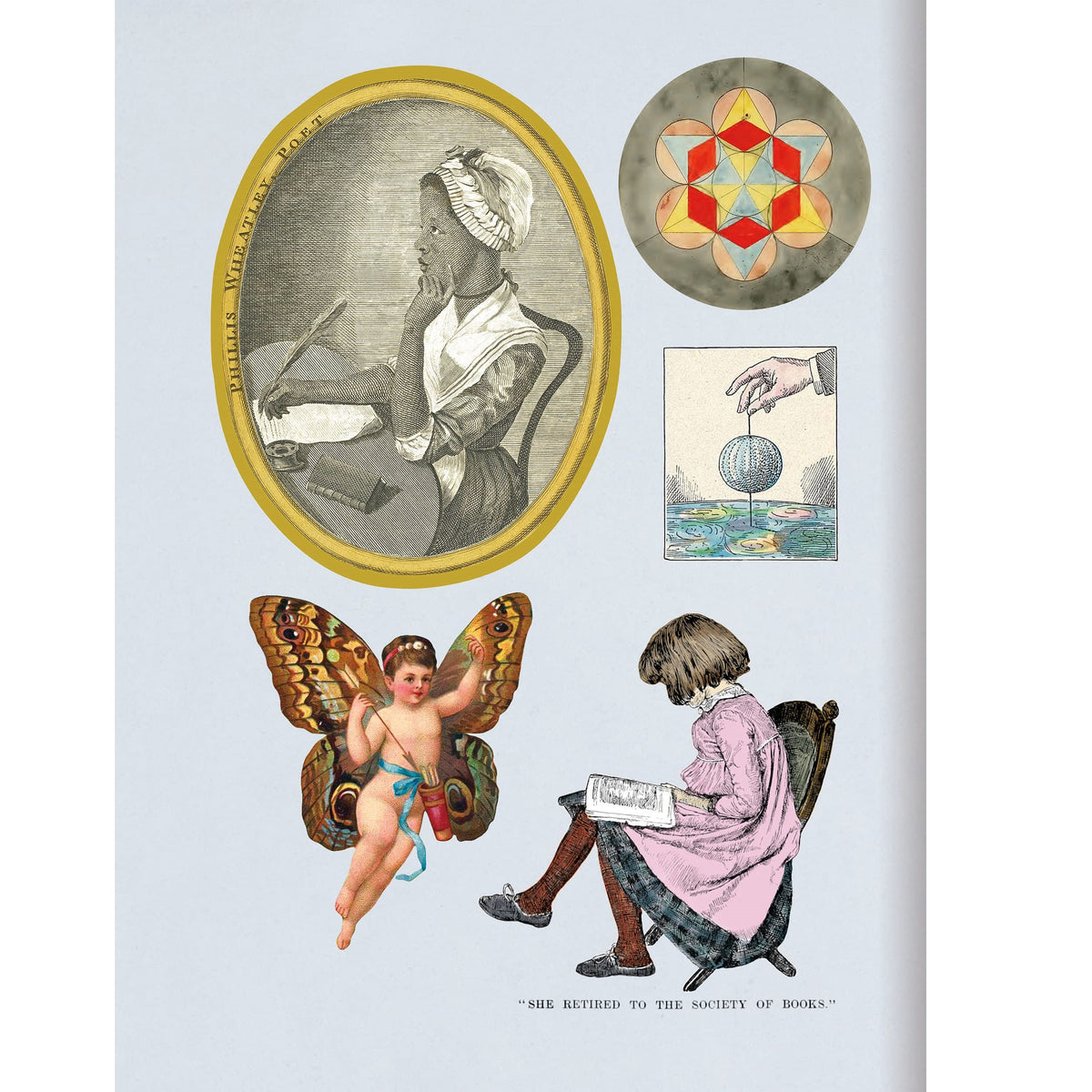 ספר מדבקות - The Antiquarian Sticker Book: Bibliophilia
